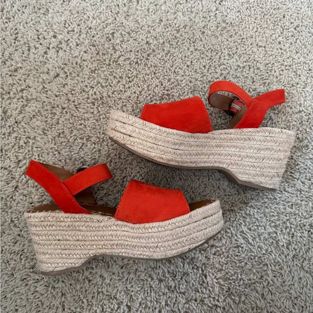 Universal Thread Orange Espadrilles